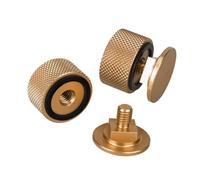 perfeclan Elementi di fissaggio per casco da saldatura con cuscinetto in silicone, accessori di fissaggio per copricapo di ricambio per cantieri e officine, Oro