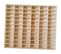 Perfeclan Espositore per Auto in 1/60, espositore per Figure, salvaspazio da Parete, organizzatore per la Collezione di Mini Bambole, Senza Coperchio