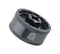 Perfeclan Estrattore per Movimento Centrale per Bicicletta 5 in 1, estrattore per pedivelle, Strumento di rimozione del Movimento Centrale antiruggine e, Grigio