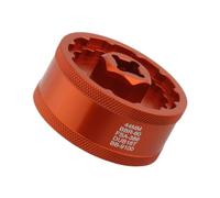 Perfeclan Estrattore per Movimento Centrale per Bicicletta 5 in 1, estrattore per pedivelle, Strumento di rimozione del Movimento Centrale antiruggine e, Orangina