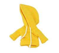 Perfeclan Felpa con Cappuccio e Cappuccio in 1/12 per Action Figure, Abbigliamento Casual, Elegante, Vestiti per Bambole da 6 Pollici, Abbigliamento per, Giallo