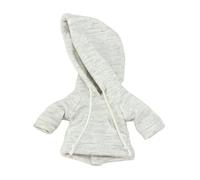 Perfeclan Felpa con Cappuccio e Cappuccio in 1/12 per Action Figure, Abbigliamento Casual, Elegante, Vestiti per Bambole da 6 Pollici, Abbigliamento per, Grigio