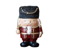 perfeclan Figura dello Schiaccianoci di Natale Figura dello Schiaccianoci Decorazione Foto Accessori Festività Statua del Soldato per Scaffali Libreria Tavolo, Spada