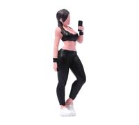 Perfeclan Figura di Ragazza 1:64, Micro Paesaggio Dipinto, S, Statuetta da Collezione in Resina per Treni e ferrovie, Diorama, Scenario