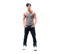 Perfeclan Figura Maschile in Miniatura in 1:64, Modello di Persone minuscole, Oggetti di Scena in Miniatura in Resina per Ornamento di Scena Diorama, Dipinto a Mano