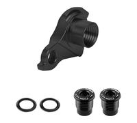 Perfeclan Gancio per deraatore Posteriore della Bicicletta, Facile da installare, sostituisce Accessori per Il Ciclismo per la Riparazione di Mountain, Nero