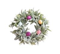 perfeclan Ghirlanda Pasquale Artificiale con Uova di Pasqua per La Casa, L'interno E L'esterno Delle Vacanze