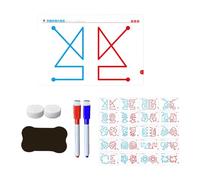 perfeclan Giocattolo per lo sviluppo del cervello destro e sinistro, ausilio didattico per la coordinazione occhio-mano, carte creative per l'apprendimento, Sfida