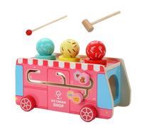 perfeclan Gioco di ordinamento di forme, gioco di fising, multifunzionale, giocattoli di selezione di forme in legno per bambini della scuola