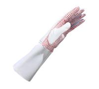 Perfeclan Guanto per Scherma di fioretto/Spada, Accessorio per Scherma, in Similpelle, Imbottito, Antiscivolo, per la Mano Sinistra, per l'allenamento, S
