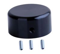 perfeclan Interruttore del piede in metallo topper stompter interruttore non slip facile installazione pedale tappo per del piede per pedali dell'effetto, Nero