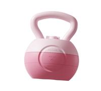 Perfeclan Kettlebell Riempito d'Acqua per, Allenamento del Corpo, Attrezzo Antiscivolo per L'allenamento dei Glutei, Attrezzatura per Il Fitness Do, Rosa