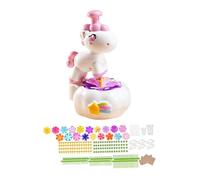 Perfeclan Kit Artigianale per Bouquet di Fiori in Stoffa, Artigianato e Giocattoli per Bambini, Regalo per la creazione di Fiori, Set di attività per Bambini, Style B