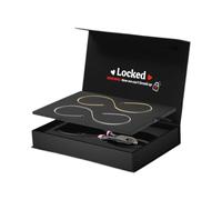 Perfeclan Kit Braccialetto Permanente con Chiusura a Chiave e, Braccialetti dell'amicizia Casual con Catene e Strumenti per Feste di, Argento E Oro