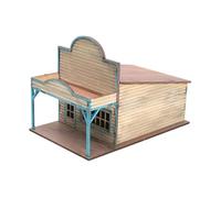 Perfeclan Kit Modello di Edificio cittadino in 1/72, Diorama di Modelli architettonici, 1:72, Puzzle 3D in Legno Non finiti per Adulti, Ospedale