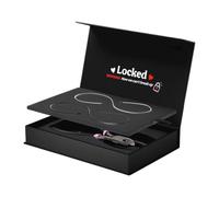 Perfeclan Kit per Braccialetti permanenti e, Braccialetti dell'amicizia Classici e alla Moda, creazione di a Catena per Regali di, Nero E Argento