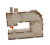 Perfeclan Kit per Costruire Una Macchina da Cucire Fai da Te, Regalo di Compleanno per Ragazzi E Ragazze, Modello in Legno.