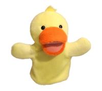 Perfeclan Marionetta di Peluche a Forma di Animale, per raccontare storie, scherzi realistici, fantasiosi Guanti per la Testa di Animali di Peluche per Il Gioco, Anatra