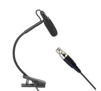 Perfeclan Microfono per strumento Microfono a condensatore Clip per sassofono Microfono a collo di cigno da 2,7 M Flessibile per corna Sassofono Tromba, L5