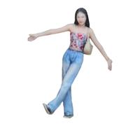 Perfeclan Miniatura in 1/64 per Ragazze, Diorama, Oggetti da Collezione, Mini realistici per Micro paesaggi, Decorazioni, Layout, Accessori, Allargare Il Braccio