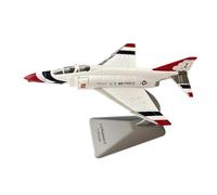 Perfeclan Modello di Aereo da Caccia in Lega 1/144, Modello Realistico da Collezione, Giocattolo simulato, Aeroplano per Ufficio, scaffale, Camera da Letto, Silver White