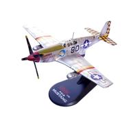 Perfeclan Modello di Aereo da Caccia P-51B in 1:72, in Lega, Realistico, Regalo, Souvenir, Giocattolo per Bambini, Ornamento per scaffali dei ricordi.