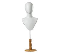 perfeclan Modello di esposizione per parrucche, testa di manichino, versatile, da tavolo, base stabile, porta cappelli per berretto, copricapo, cuffia, sciarpa, Supporto Marrone