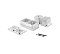 Perfeclan Modello di pressa per Esche a Doppio Foro, Robusto Accessorio per Attrezzatura da Pesca Fai da Te, Strumento per la Produzione di Mattoni per Esche da, Piazza