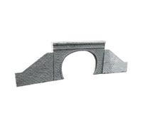 Perfeclan Modello Portale Ferrovia N Accessorio Struttura Treno Tunnel Ingresso Paesaggio Decorazione Gesso Realistico Adatto per Collezione Miniatura ADU, con Pendenze