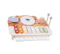 perfeclan Musical Wooden Musical Xylophone Piano Toy Multifunzionale Musica Preschool Percussion Instruments Baby Tastboard for Boys Girls Gift