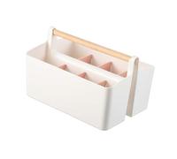 perfeclan Organizzatore della scrivania Accessori di archiviazione Remoto Accessori Porta di penna compatta Porta del campeggio per spazzolini da denti, Rosa