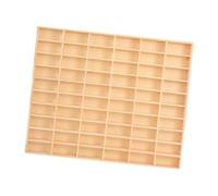 Perfeclan Organizzatore di vetrine per Auto per Auto in Scala 1/64, Display per Auto per Auto per Auto in Legno per Auto per Auto per Auto per Auto, 60 Griglia Senza Porta