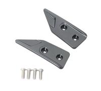 perfeclan Parapetto per Motocicletta in Alluminio Leggero Protettivo per Manubrio Adatto per ZONTES 368G 501G Decorazione E Protezione, Grigio