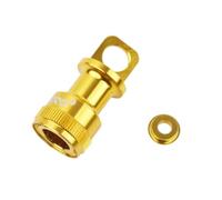 Perfeclan Pedale Supporto Rilascio Rapido Adattatore Fissaggio Telaio Bicicletta Accessorio Alluminio Resistente Montaggio Veloce Adatto a Trasporto Stoccaggio, Oro