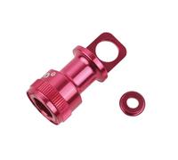 Perfeclan Pedale Supporto Rilascio Rapido Adattatore Fissaggio Telaio Bicicletta Accessorio Alluminio Resistente Montaggio Veloce Adatto a Trasporto Stoccaggio, Rosa