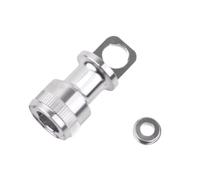 Perfeclan Pedale Supporto Rilascio Rapido Adattatore Fissaggio Telaio Bicicletta Accessorio Alluminio Resistente Montaggio Veloce Adatto a Trasporto Stoccaggio, Argento