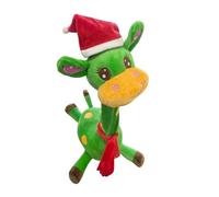 Perfeclan Peluche Giraffa parlante Che Balla, ripete ciò Che, Regalo di Compleanno per Bambini da 1 a 3 Anni, Verde