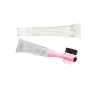 perfeclan Pettine per capelli con controllo del bordo, impermeabile, sicuro, a doppia faccia, per capelli naturali, 30 ml