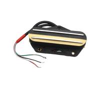 perfeclan Pickup Humbucker per chitarra elettrica, doppio binario, facile da installare, accessorio multiuso per, mandolino, basso, Nero Giallo 9k
