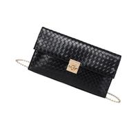 perfeclan Pochette da donna Borsa a tracolla versatile per lo shopping, il matrimonio in strada, Nero