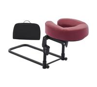 perfeclan Poggiatesta massaggiante per materasso, riutilizzabile, comodo, professionale, portatile, accessorio per salone, spa, ufficio, casa, lettino per, Rosso