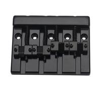 perfeclan Ponte per basso a 4 corde, in metallo ad alte prestazioni, professionale, per la riparazione di strumenti a corda, Nero