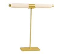 Perfeclan Porta Anelli, Base in Metallo Stabile, espositore Multifunzionale per Gioielli, per Braccialetti, vetrina per la casa e, Beige