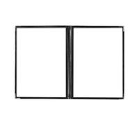perfeclan Porta menù ristorante, porta menù in metallo, pratico e decorativo, 9,06"x12,6" trasparente per cibo, bevande, bar, ristoranti, 2 Pagina 4 Visualizza