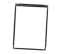 perfeclan Porta menù ristorante, porta menù in metallo, pratico e decorativo, 9,06"x12,6" trasparente per cibo, bevande, bar, ristoranti, 1 Pagina 2 Visualizza
