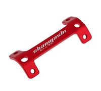 Perfeclan Portaborraccia per Bici per Tubo Adattatore Doppio per Portaborraccia per Bottiglie d'Acqua da 2 J. - Rosso