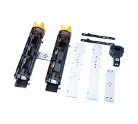 Perfeclan Portacanna da Pesca, Accessorio Ad Alte Prestazioni, Facile da Sostituire, Compatibile con L'attrezzatura, Realizzato in Lega di Alluminio, 2 Pezzi