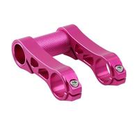 Perfeclan Prolunghe per Manubrio Bici, Estensione Manubrio, robuste, Regolabili, Staffa, estensori per Attacco Manubrio Bici per la Maggior Parte delle, Rosa Rossa