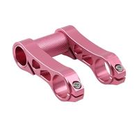 Perfeclan Prolunghe per Manubrio Bici, Estensione Manubrio, robuste, Regolabili, Staffa, estensori per Attacco Manubrio Bici per la Maggior Parte delle, Rosa