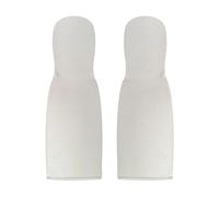 Perfeclan Protezioni combinate per Mani, Pugni e avambracci, dispositivi di Protezione per avambracci, Manicotti Imbottiti per Grappling, Kickboxing, Karate, Bianco